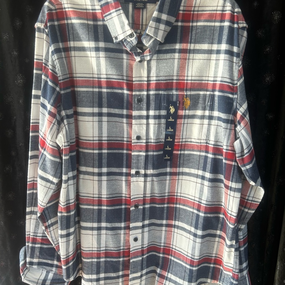 Polo Ralph Lauren Plaid Shirt - Red, Blue, White